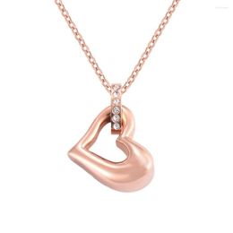 Pendant Necklaces Hollow Heart Shape Urn Cremation Jewellery Stainless Steel Women Memorial Keepsake Locket Necklace For Ashes