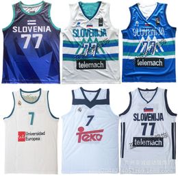 Outdoor TShirts Luka Slovenia #77 Basketball Jersey Doncic Basketball Jerseys Legend 230717