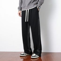 8XL Wide Leg Sports Pants Man Sweatpants Male Baggy Jogging Oversize Casual Panties Black Jogger Trousers Plus Size 7XL 6XL