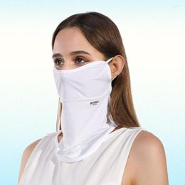 Bandanas Cycling Unisex Face Scarf Breathable Outdoor Silk Neck Tube UV Sun Protection Fishing Mask Men's Balaclava Ski