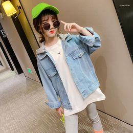 Jackets Soft Jeans Children Spring Autumn Coats Girls Boys Top Sports Outfits Toddler Teenage High Quality