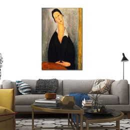 Nude Painting Canvas Art Handmade Amedeo Modigliani of Portrait of A Polish Woman Oil Artwork Modern Home Decor