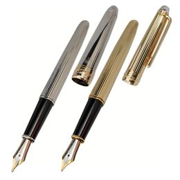 YAMALANG 163 Crystal Cap Top Cone Metal Fountain Pen Classic Luxury Gift Perfect for Men and Women234O