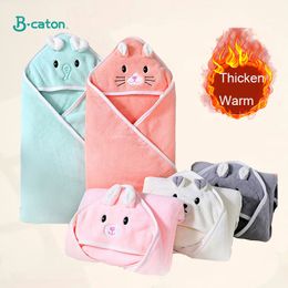 Gift Sets Baby Towels Soft Cartoon Bath Towel Girl Boy born with Hood Coral Fleece Infant Blanket Bathrobe Quilt Washcloth 230718