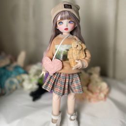 Dolls Handmade 1/6 Mini Fashion BJD Doll Cute Makeup Activity Connector 30CM Doll Princess Set Accessories Clothing Children's Toys Girl Gifts 230717