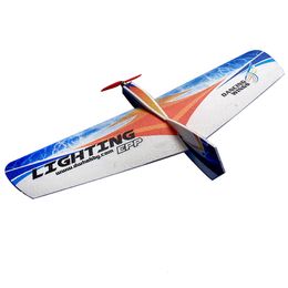 Aircraft Modle Dance Wing Amateur RC Aircraft E1101 Illumination 1060mm Wing Span EPP Flight Wing RC Aircraft Training Toy Children's Kit Version 230717