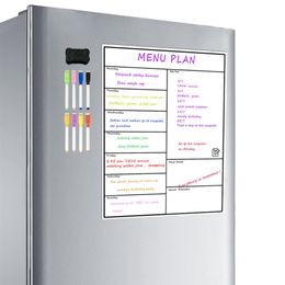 Magnetic Dry Erase Weekly Planner Board Refrigerator Weekly Whiteboard Calendar Resistant Technology Family Home Office Fridge 2269M