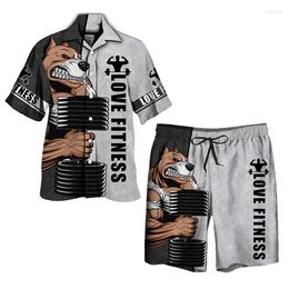 Men's Tracksuits Men Summer Fashion Polo Shirt Shorts Two Piece Outfits Sportwear Tracksuit Set Jogging Suit Casual Stylish Sport