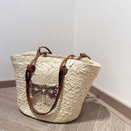 beach bag designer straw bag cute shoulder bags large basket handbag Fashion Holiday Beach Tote Women summer bags 230718