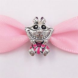 Andy Jewel Pandora Authentic 925 Sterling Silver Beads DSN Alice In Wonderland Cheshie Cat Charm Charms Fits European Pandora Styl244Z