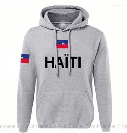 Men's Hoodies Haiti Haitian Hayti Ayiti Mens Hoodie Pullovers Men Sweatshirt Cool Streetwear Clothing Sportswear Tracksuit Nation Flag