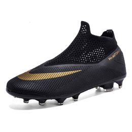 Football 953 Boots for High-top Dress Men Anti-slip Grass Training Soccer Shoes Kids Ultralight Turf Sports Footwear Large Size Sneakers 2 84