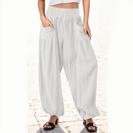 Women's Pants Ladies Sweatpants Oversize Womens High Waist Wide Leg Casual Palazzo Loose Baggy Harem With Pockets Trousers