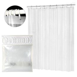 Duschvorhänge PEVA-Kunststoffvorhang, modisch, schimmelfest, transparent, wasserdicht, spritzwassergeschützt, Badezimmerzubehör