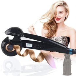 Professional Wave Curlers Curling Iron Deep Wave Curls Ceramic Hair Curler Hair Styling Tool216D