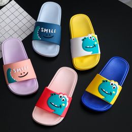 Slipper Summer Kids Slippers Cartoon Animal Indoor Baby Toddler Boys Girls Home Flip Flop Shoes Children Bathroom CSH935 230718