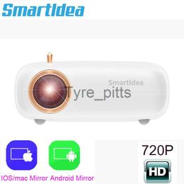 Other Projector Accessories SmartIdea HD Mini Projector V1 Native 1280 x 720P LED portable Proyector Video Home Cinema 3D Smart Movie Game pocket Beamer x0717