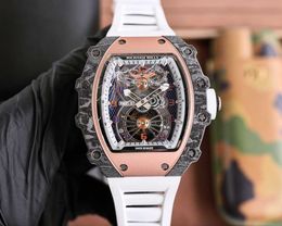 Swiss Watch RicharsMille ZF Factory Tourbillon Automatic Movement designer classical men wrist watches superb rm2102 SRCC fully movement Sapphire mirror NTPT c