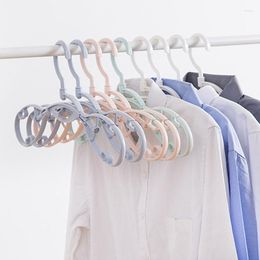 Hangers Seamless For Clothes Plastic Non-Slip Storage Rack Hanger Shelf Hooks Closet Organizers Multi-Purpose Drying