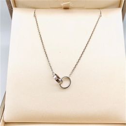 Love pendant necklace for mens retro jewelry designer wedding party couple gifts top quality diamond necklace chain fashion necklaces women chic necklaces