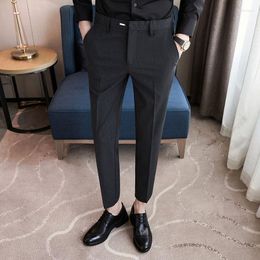 Men's Suits 2023 Pants Comfortable Soft Casual Stretch Pant Style For Business Workplace Office Trousers Wedding Summer Fall P226