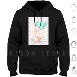 Men's Hoodies Party Manga Girl Hoodie Long Sleeve Cotton Anime Kawaii Loli Lolita Birthday