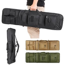 Outdoor Bags Tactical Rifle Case Airsoft Paintball Sniper Cs Game Shooting Hunting Range Gun Bag Military War Games Backpack 230717