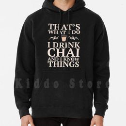 Men's Hoodies Desi Knows Things Hoodie Long Sleeve Funny India Hindi Punjabi Urdu Food Asian Bollywood