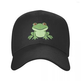 Ball Caps Fashion Cute Funny Green Frog Baseball Cap Men Women Breathable Dad Hat Sun Protection Snapback