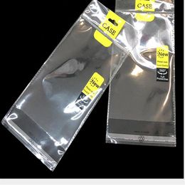 2000X Cell Phone Case Plastic Packing Zipper Retail Package Zipper bags Self-Adhesive Bag OPP Poly Plastic Bag Pouch For Iphone325J