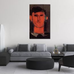 Female Nude Canvas Wall Art Portrait of Picasso Amedeo Modigliani Painting Handmade Modern Bedroom Decor