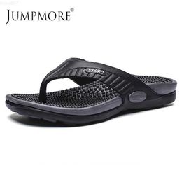 Slippers Jumpmore EVA Men Shoes Beach Men's Flip-flops Massage Slippers Summer Sandals Fashion Trendy Students Shoes Size 40-45 L230718