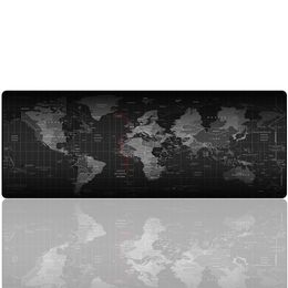 Large Gaming Mouse Pad - Portable Large Desk Keyboard Mat for Laptop - Non-slip Rubber Base 27 5x11 8x0 079IN Multicolor Map252r