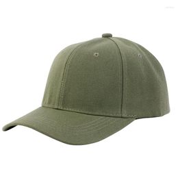 Ball Caps Ly Plain Baseball Cap Sunvisor Hat With Adjustable Buckle Men Women Simplicity Hip Sports Solid Colour Street Sun