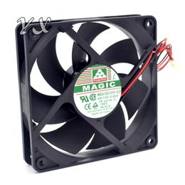 New MGA12012HF-A25 12CM 12V 0 45A Gale quiet power supply chassis fan for MAGIC 120 120 25mm2007