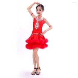 Stage Wear Latin Dance Costumes Sexy Senior Spandex Stones Dress For Girls Competition Dresses S-4XL A15