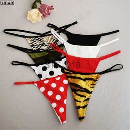 Briefs Panties Other Panties Polka Dots Women G String Panties Cotton Underwear Double Side Low-Rise Ladies Thongs Sexy Lingerie S-XL x0719