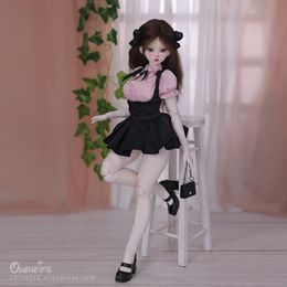 Dolls Bjd Doll Joan 1/4 Charming Dancer Body Design Academy Sweet Style Large Body and Hips Slim Waist Ball Join Doll 230717