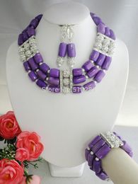 Necklace Earrings Set Gorgeous African Coral Beads Bridal Jewellery For Wedding