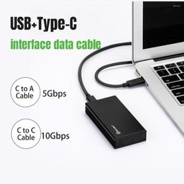 Hard Disc Enclosure USB 3.1 To M.2 NVMe JMS583 Chip Type-c USB-C Ngff M-key SSD External With Mobile Case
