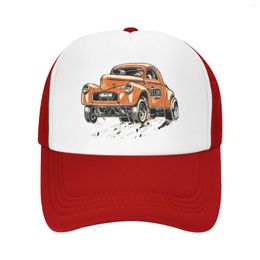 Ball Caps 1940 Gasser Coupe Mesh Cap For Men Adult Headwear Outdoor Casual Music Humor Gas Fun Up Ny Funny