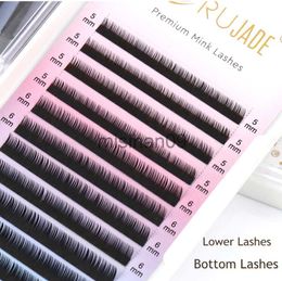 False Eyelashes RUJADE Bottom Lower Lashes 5mm 6mm 7mm 8mm Short Sizes Under Eyelashes Lower Lashes Natural False Individual Eyelash Extension J230717