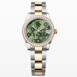 Top Quality Ladies Women Watch Motif Diamond 31mm Women's datejust Two tone oyster band Sapphire Dial Automatic Movement Mechanical Watches Wristwatches R8