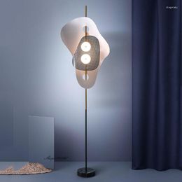 Floor Lamps Nordic Designer Lamp Irregular Shades Tall For Living Room Decoration Personality Bedroom Beside Led Lighting