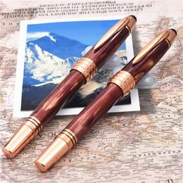 high quality John JFK series Gold Clip Roller ball pen with quailty stationery school office supplies writing ballpoint pens gifts230Y