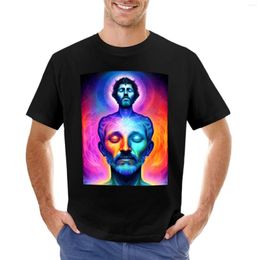 Men's Polos Spiritual Awakening - Trippy Art T-Shirt Anime Mens Graphic T-shirts