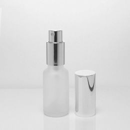 20ml 066oz Refillable Fragrance Bottle with Silver Sprayer Thick Glass for Perfumes, Colognes, Essential Oils, Beauty Sprays Perfume O Bair