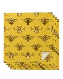 Table Napkin Animal Bee Wings Napkins Cloth Set Handkerchief Dinner For Wedding Banquet Party Decoration