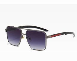 New luxury Oval sunglasses for men designer summer shades polarized eyeglasses black vintage oversized sun glasses of women male sunglass p22421