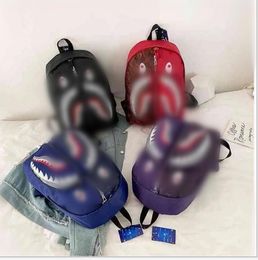 Kinder Tasche Cartoon Hai Schultasche Geldbörse Personalisierte Graffiti Student Kinder Mode Rucksack Schule Studenten Junge Mini Taschen Für Mädchen G80PEWT